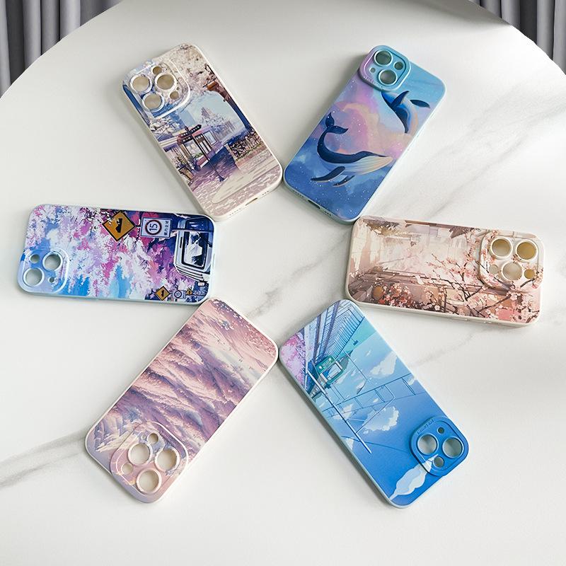Cherry Blossom iPhone 15 Case with Fine Hole, All-Inclusive Comics Protective Cover for iPhone 14, 13, 12, and 11 - Soft TPU Material. iPhone 11 Pro Max (6.5)
Cherry Blossom iPhone 15 Case with Fine Hole, All-Inclusive Comics Protective Cover for iPhone 14, 13, 12, and 11 - Soft TPU Material. iPhone 11 Pro Max (6.5)