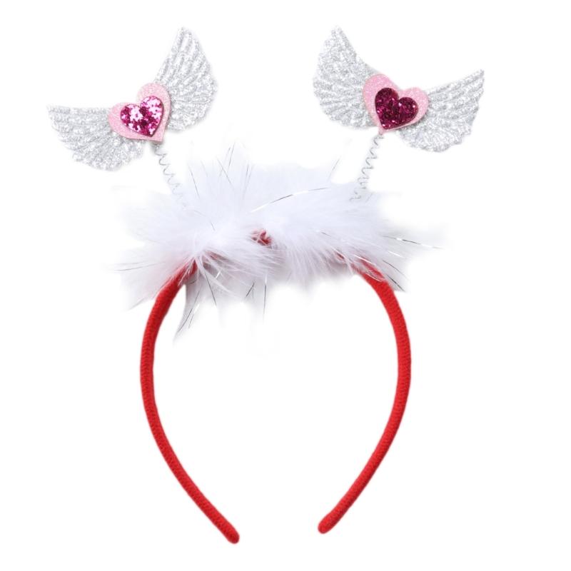 Valentines Heart Head Bopper Headbands with Wing and Feather Decorations for Holiday Party Favor Costume Accessories белый
Valentines Heart Head Bopper Headbands with Wing and Feather Decorations for Holiday Party Favor Costume Accessories белый