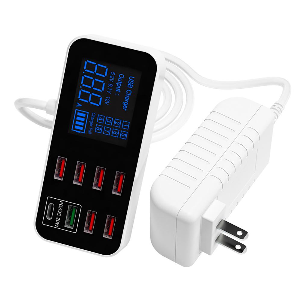 40 Вт Мульти 8-портовый Type C USB Быстрая зарядка Quick Charge QC 3.0 PD Зарядная станция
40 Вт Мульти 8-портовый Type C USB Быстрая зарядка Quick Charge QC 3.0 PD Зарядная станция