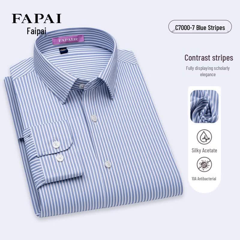 FAPAI Men s Striped Long Sleeve Casual Shirt 43
FAPAI Men s Striped Long Sleeve Casual Shirt 43