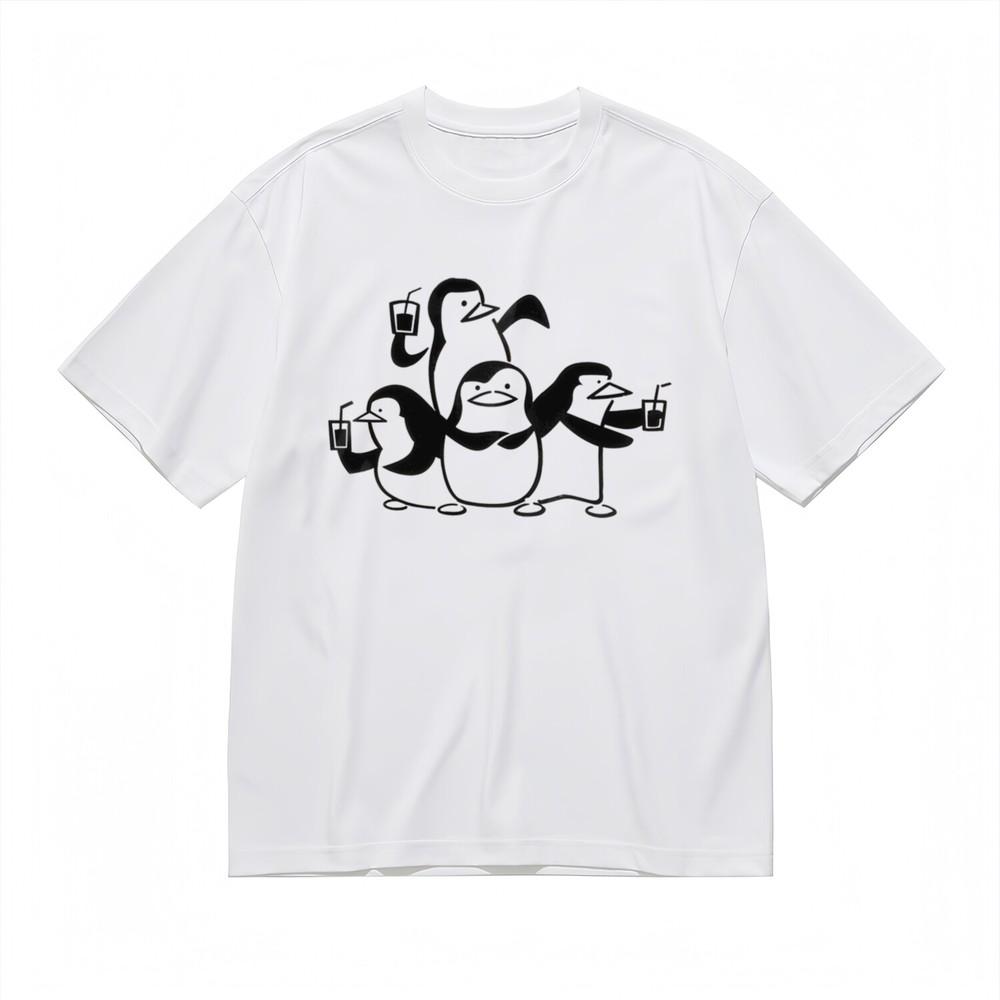Women s T-shirt With Penguin Squad Cartoon Graphic Unisex White 100% Cotton Tops L
Women s T-shirt With Penguin Squad Cartoon Graphic Unisex White 100% Cotton Tops L
