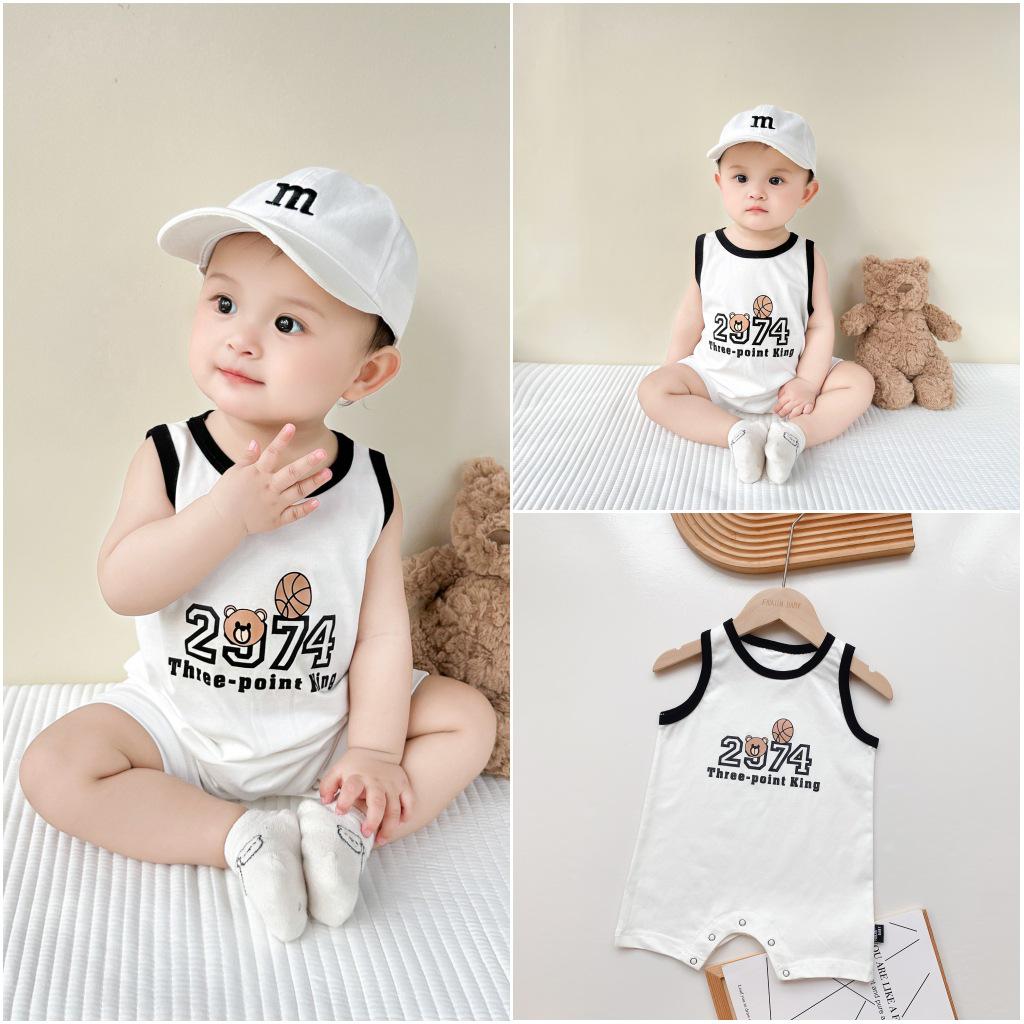 Infant Summer 2024 Romper - Unisex Baby Vest for Newborns 100cm білий
Infant Summer 2024 Romper - Unisex Baby Vest for Newborns 100cm білий