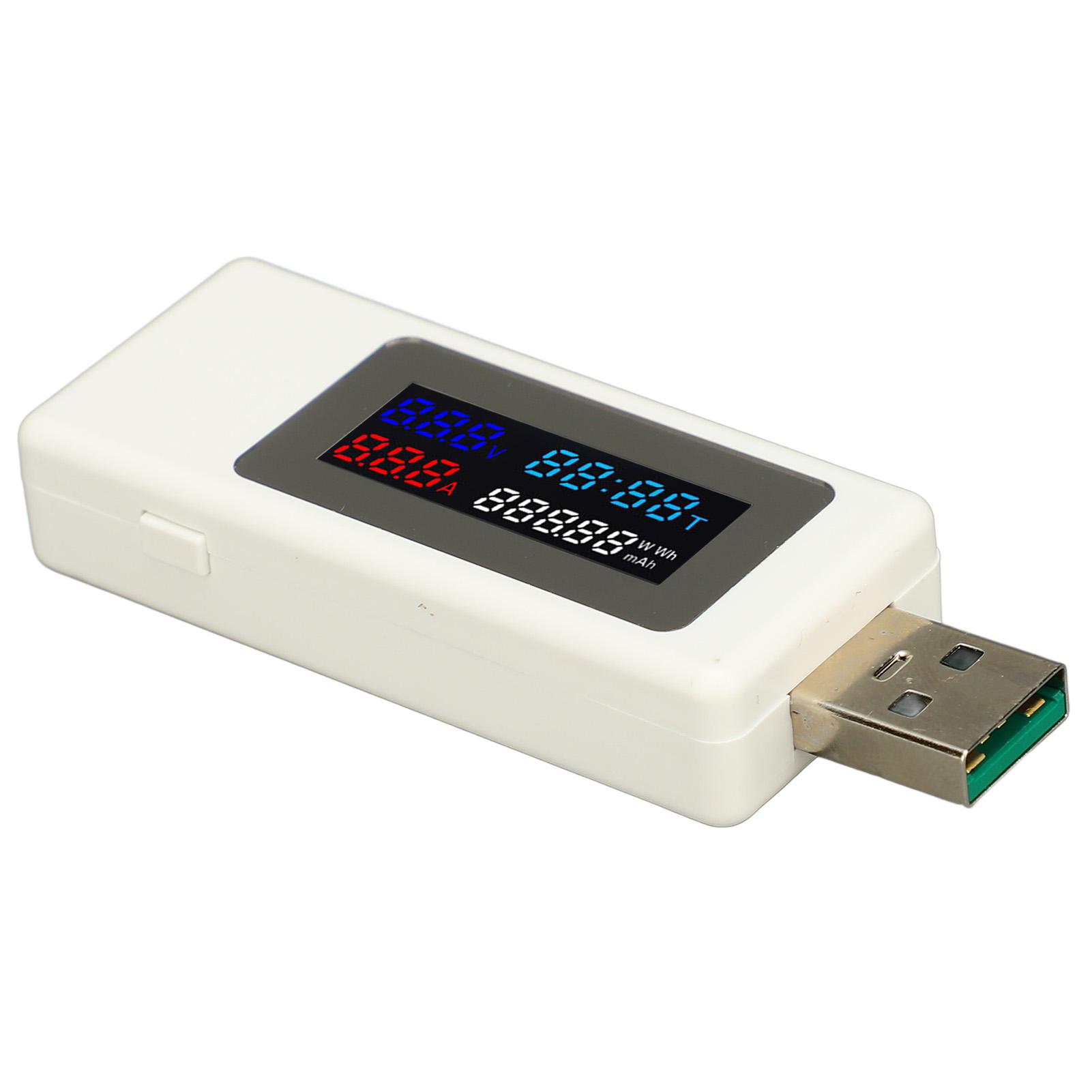 Інструмент USB-тестера Вольтметр Амперметр Ваттметр 6 в 1 Багатофункціональний Мультиметр Кольоровий Екран DC430В
Інструмент USB-тестера Вольтметр Амперметр Ваттметр 6 в 1 Багатофункціональний Мультиметр Кольоровий Екран DC430В