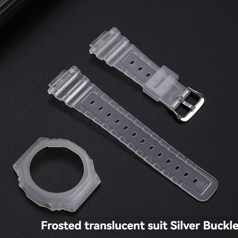 Clear Transparent Silicone Watch Strap for Casio G-Shock GA2100 GA2110 GA-B2100 | Modified Glacier Case Design|Resin Replacement 2100mm
Clear Transparent Silicone Watch Strap for Casio G-Shock GA2100 GA2110 GA-B2100 | Modified Glacier Case Design|Resin Replacement 2100mm