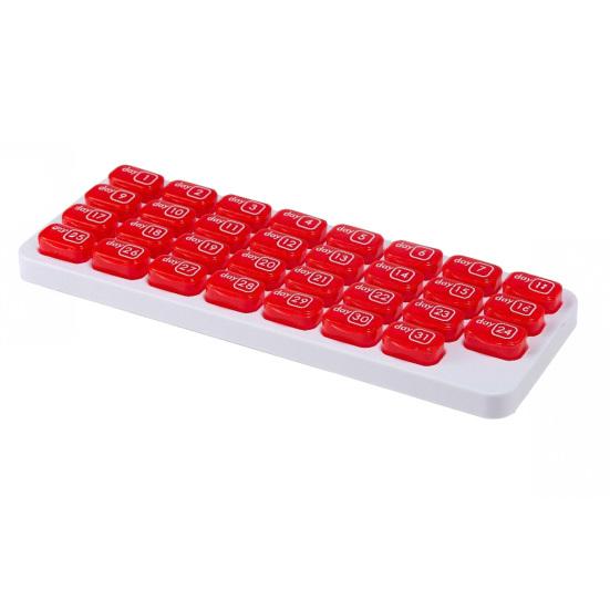Monthly Pill Organizer 31 Day Portable Travel Pill Box with Numbered Compartments Easy Open Pill Case for Daily Pills And Supplement красный
Monthly Pill Organizer 31 Day Portable Travel Pill Box with Numbered Compartments Easy Open Pill Case for Daily Pills And Supplement красный