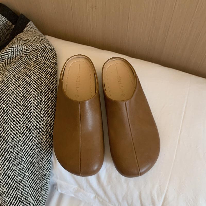 0Women s thicksoled halfslippers Baotou cool slippers widened and fattened largesize flats 45 хакі
0Women s thicksoled halfslippers Baotou cool slippers widened and fattened largesize flats 45 хакі