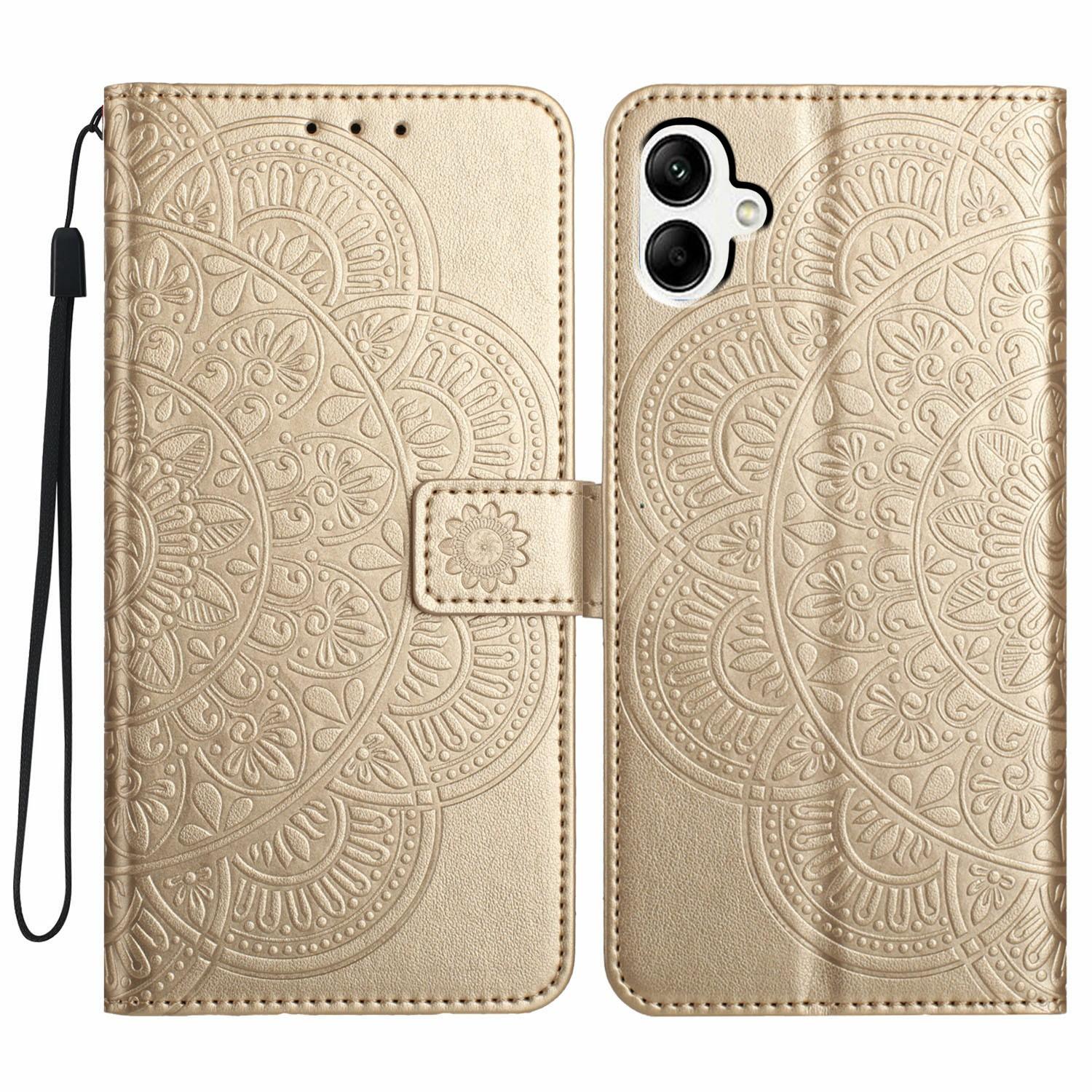 Кожаный чехол для Samsung Galaxy A07 с отделениями для карт, узором мандалы, подставкой Gold
Кожаный чехол для Samsung Galaxy A07 с отделениями для карт, узором мандалы, подставкой Gold