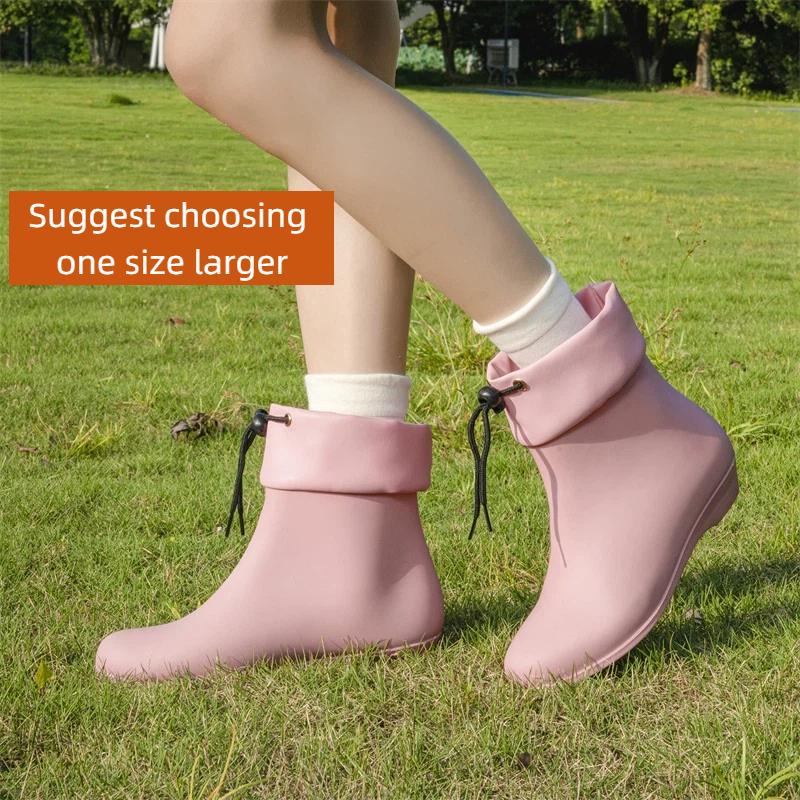Женские уличные модные и удобные резиновые сапоги, нескользящие, на шнурке, с межподошвой 40 розовый
Женские уличные модные и удобные резиновые сапоги, нескользящие, на шнурке, с межподошвой 40 розовый