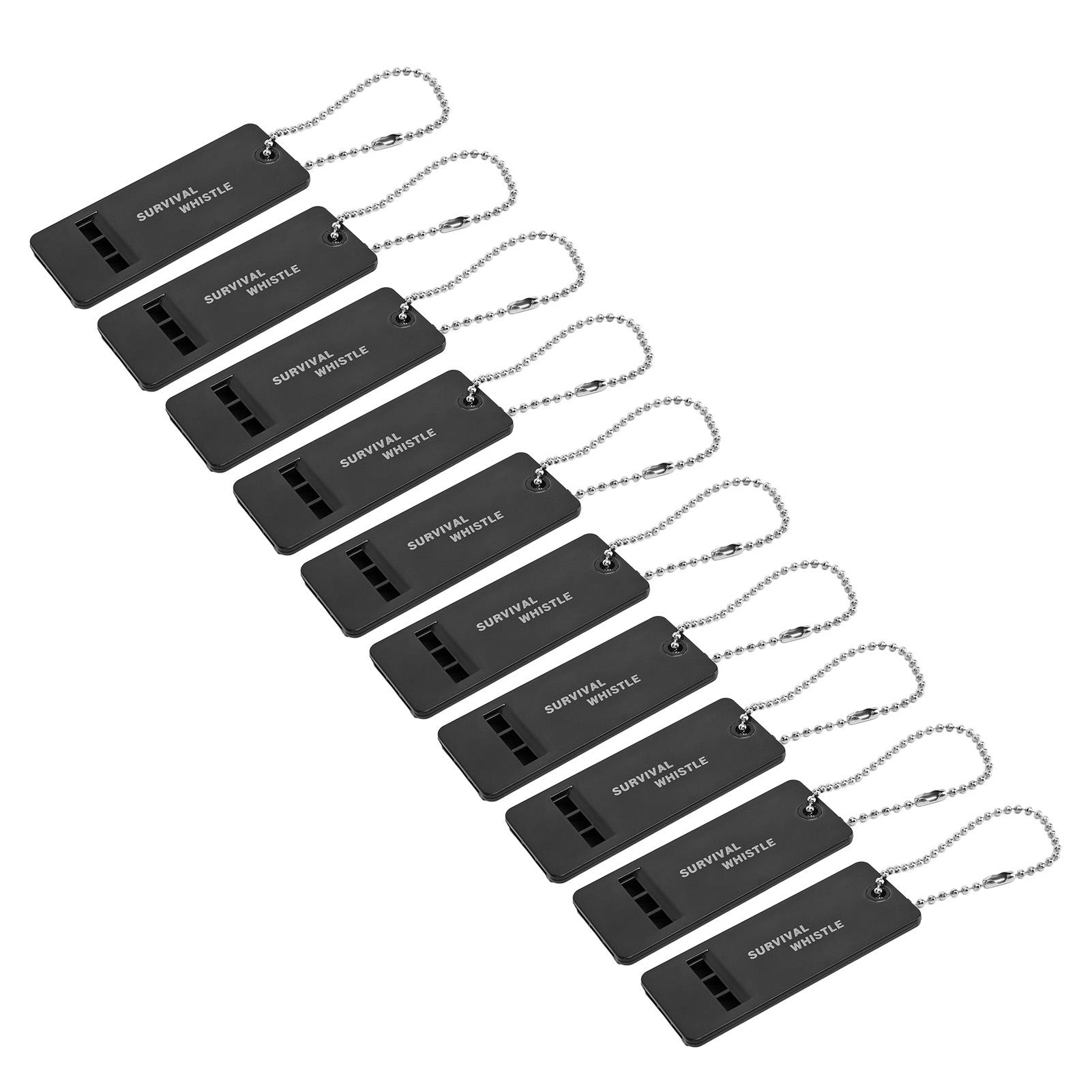 10pcs Survival Whistle 3 Frequency High Decibel Portable Emergency Whistle with Key Chain for Camping Hiking
10pcs Survival Whistle 3 Frequency High Decibel Portable Emergency Whistle with Key Chain for Camping Hiking