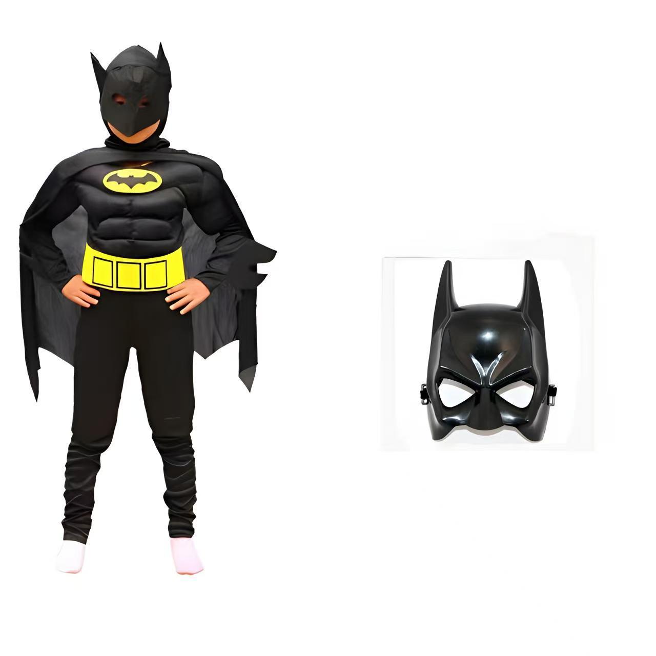 Дитячий Хелловінський м язовий костюм Бетмена Месники Косплей Костюм для виступу S (105-120CM)
Дитячий Хелловінський м язовий костюм Бетмена Месники Косплей Костюм для виступу S (105-120CM)