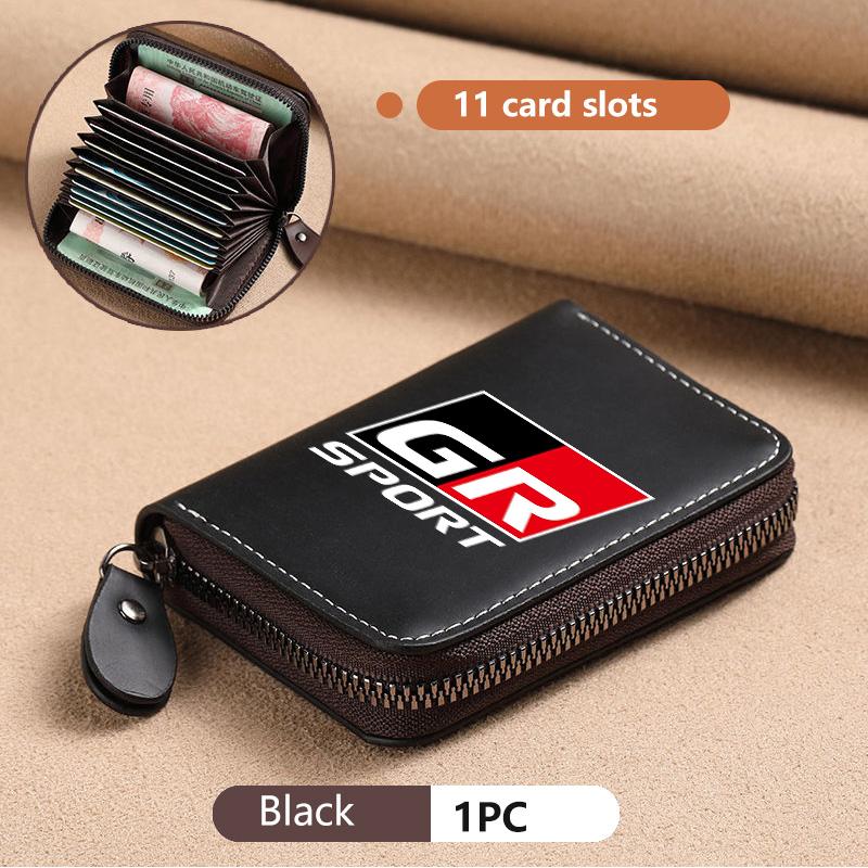 For Toyota PU Leather Credit RFID Card Case Holder Men s Zipper Wallet GR Sport Corolla Yaris Aygo Prius RAV4 Crown CHR Camry
For Toyota PU Leather Credit RFID Card Case Holder Men s Zipper Wallet GR Sport Corolla Yaris Aygo Prius RAV4 Crown CHR Camry