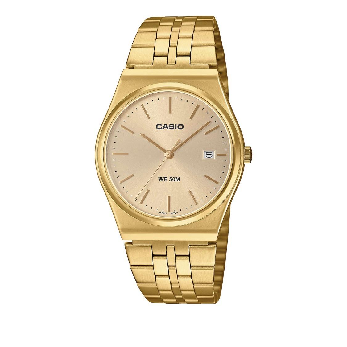 Casio 50M Waterproof Quartz Movement Stainless Steel Strap Unisex Gold Dial Unisex watches MTP-B145G-9A Regular Watch Box,Gold Dial
Casio 50M Waterproof Quartz Movement Stainless Steel Strap Unisex Gold Dial Unisex watches MTP-B145G-9A Regular Watch Box,Gold Dial