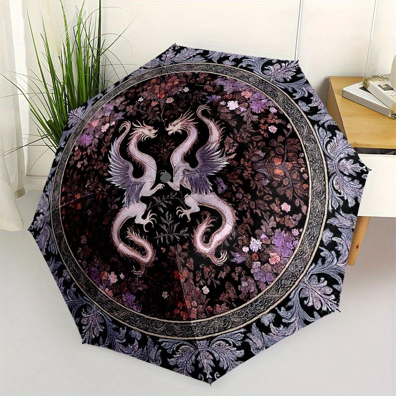 Dragon Dance: Circular Floral Rug - Luxury Home DecorUmbrella, Portable 3-Fold Compact Umbrella for Men & Women Gift
Dragon Dance: Circular Floral Rug - Luxury Home DecorUmbrella, Portable 3-Fold Compact Umbrella for Men & Women Gift
