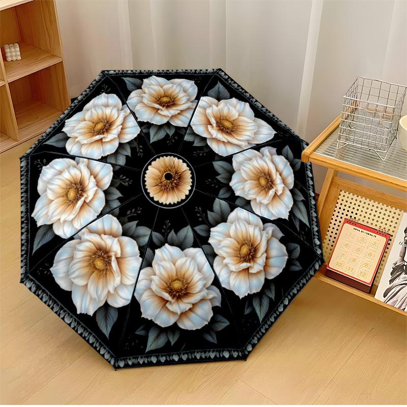 Floral Design Ceiling Pattern 1 Theme Automatic Umbrella Compact 8-Rib Design Sturdy Construction Durable Umbrella Stylish Accessory
Floral Design Ceiling Pattern 1 Theme Automatic Umbrella Compact 8-Rib Design Sturdy Construction Durable Umbrella Stylish Accessory