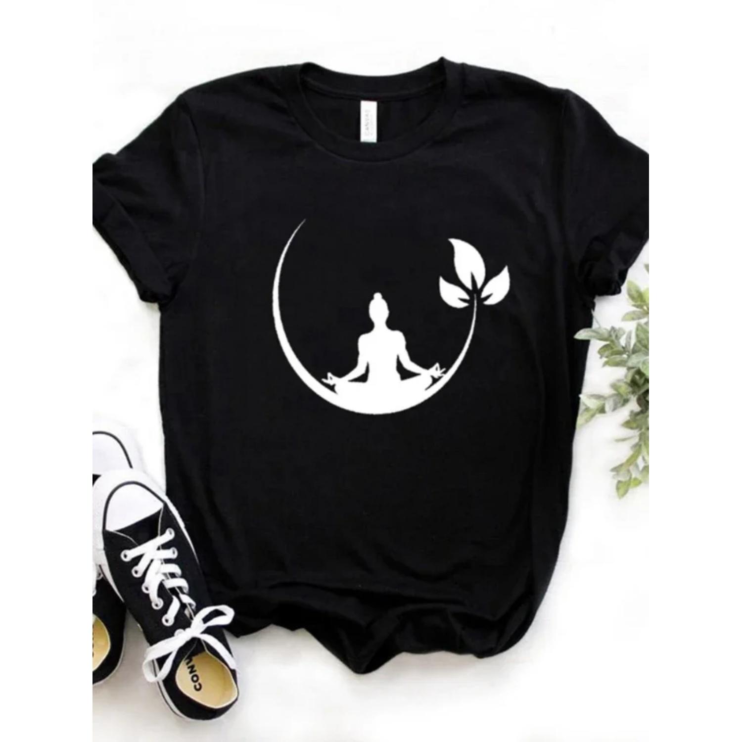 Women T Shirt Buddha Lotos Print Tshirt Women Short Sleeve O Neck Loose T-shirt Ladies Causal Tee Shirt Clothes Tops XXXXXL чорний
Women T Shirt Buddha Lotos Print Tshirt Women Short Sleeve O Neck Loose T-shirt Ladies Causal Tee Shirt Clothes Tops XXXXXL чорний