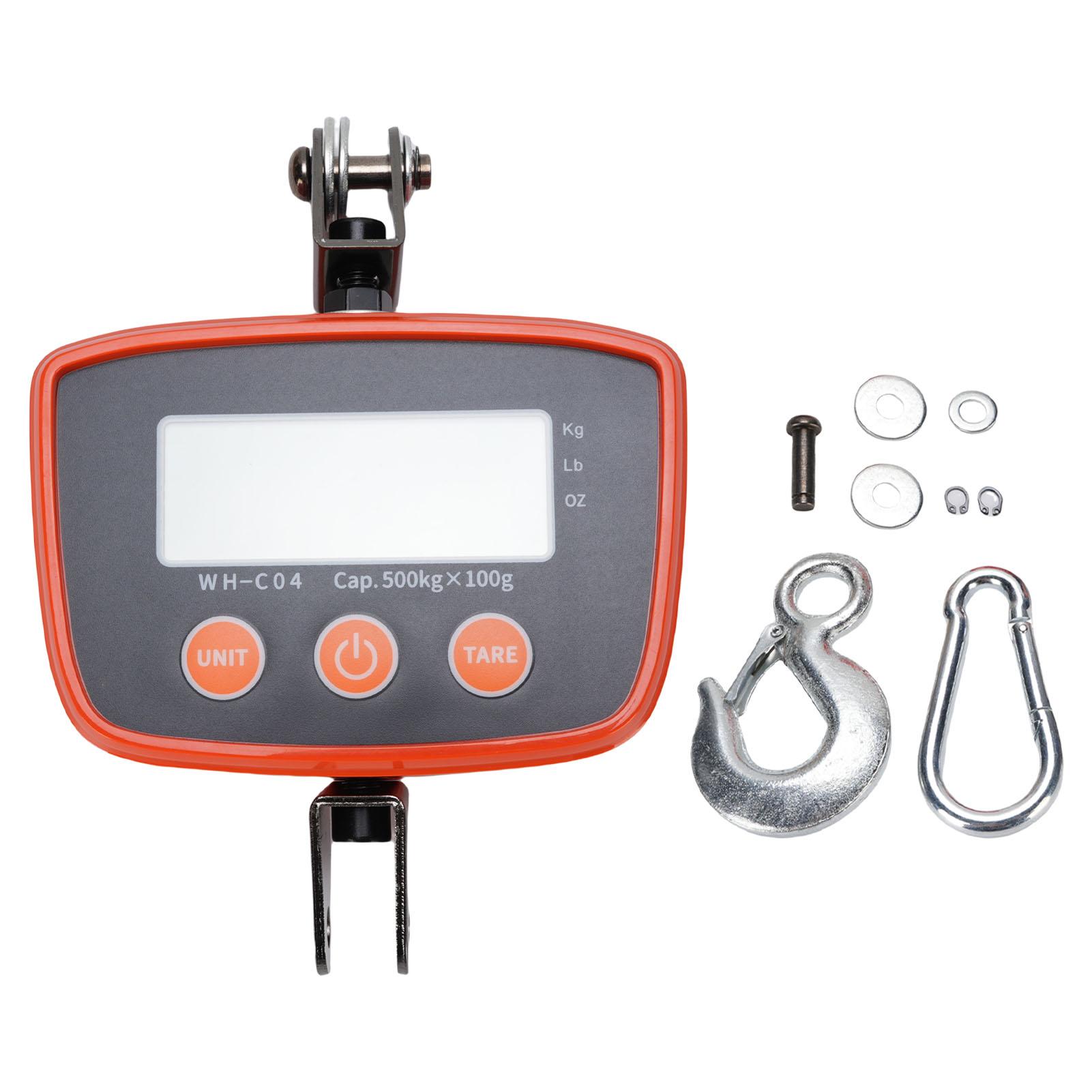 Electronic Hanging Scale with Hook Industrial Digital Scale for Indoor and Outdoor Weighing 500KG
Electronic Hanging Scale with Hook Industrial Digital Scale for Indoor and Outdoor Weighing 500KG