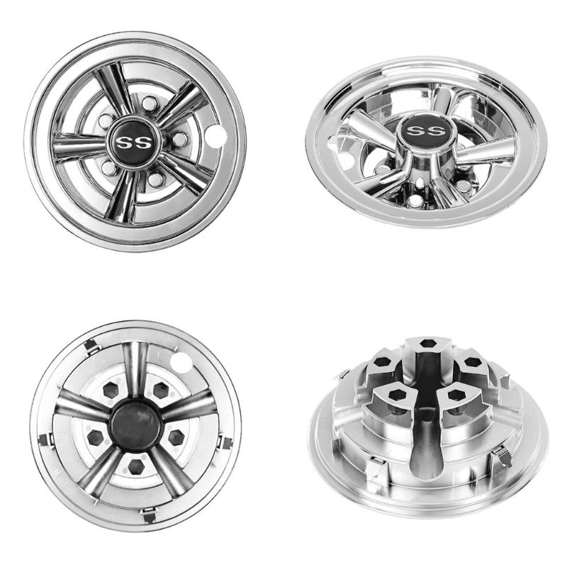 4Pcs Universal 5 Spoke Hub Cap Protector Rims Light weight 8inch Golf Cart Wheel Covers Hub Caps Easy to Installation срібний
4Pcs Universal 5 Spoke Hub Cap Protector Rims Light weight 8inch Golf Cart Wheel Covers Hub Caps Easy to Installation срібний