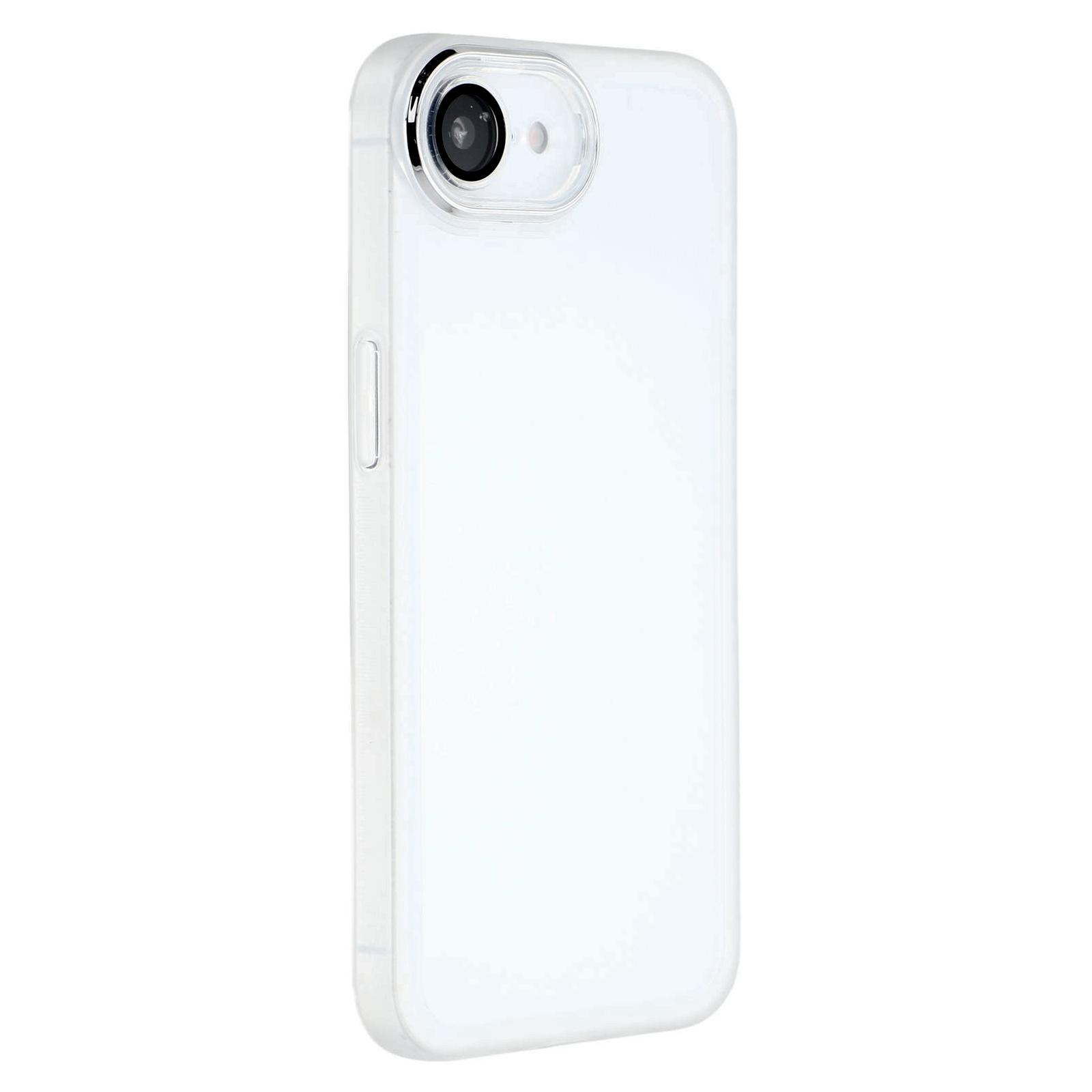 For iPhone 16e Case Electroplated Camera Frame TPU Phone Cover Transparent White
For iPhone 16e Case Electroplated Camera Frame TPU Phone Cover Transparent White