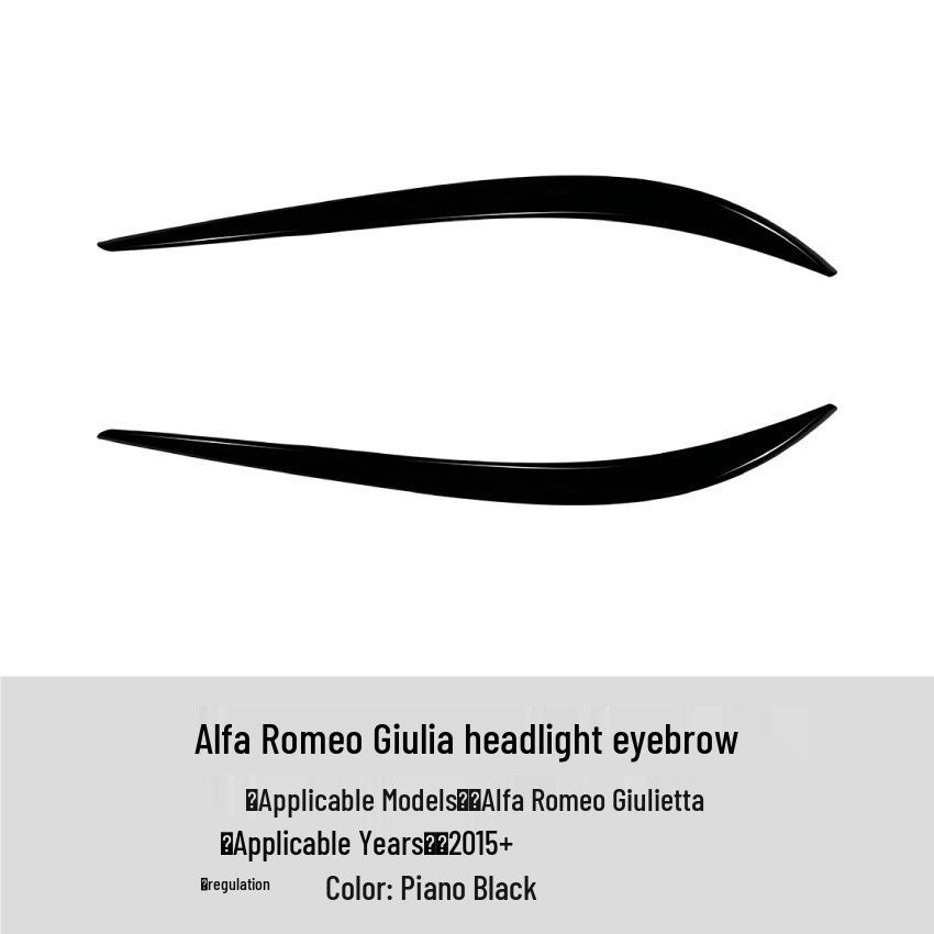 Headlight Eyebrows Stickers for Alfa Romeo Giulietta Giulia 2015+ Exterior Modification
Headlight Eyebrows Stickers for Alfa Romeo Giulietta Giulia 2015+ Exterior Modification