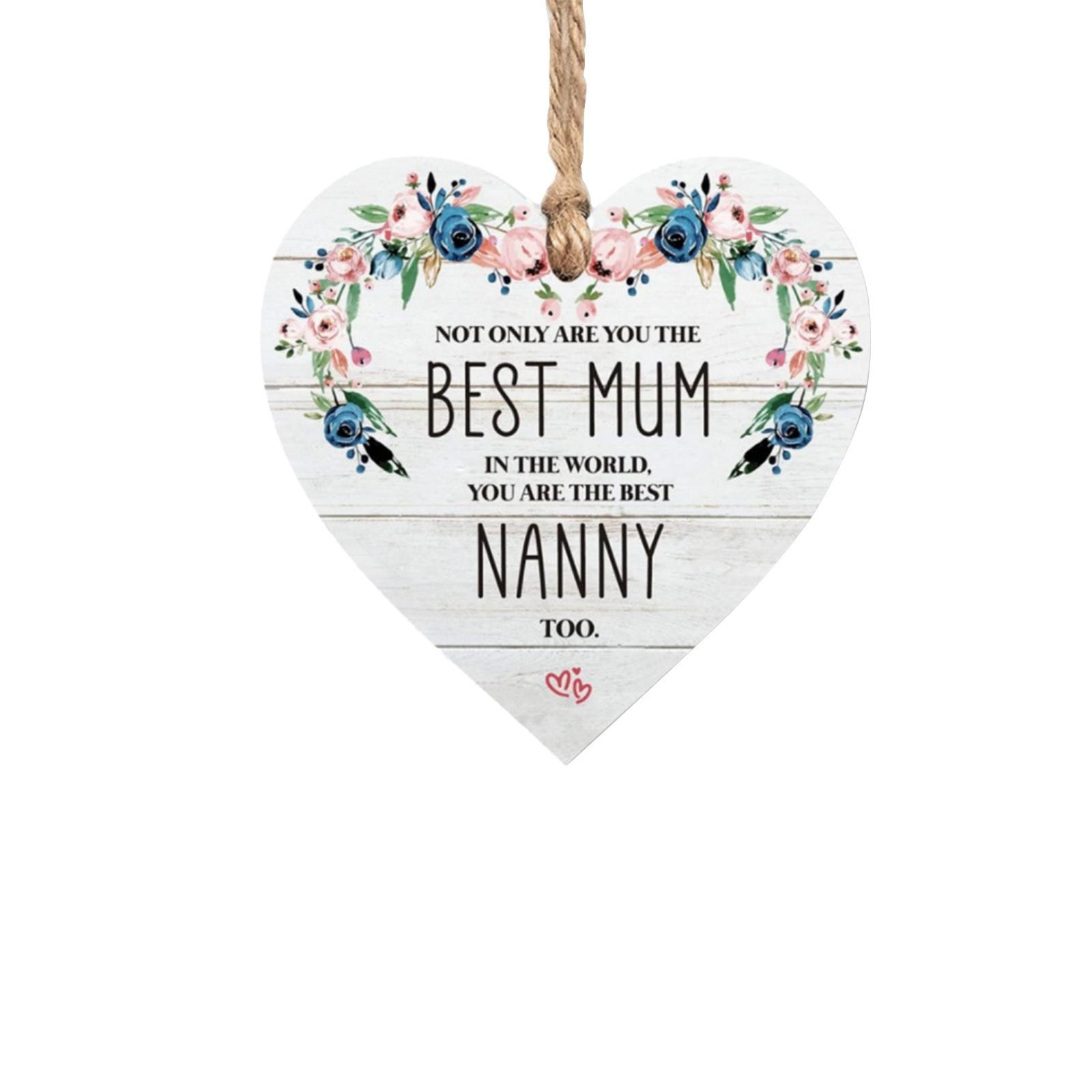 Деревянная подвесная табличка в форме сердца ко Дню матери, подарок для мамы, праздничный кулон для украшения вечеринки One Size
Деревянная подвесная табличка в форме сердца ко Дню матери, подарок для мамы, праздничный кулон для украшения вечеринки One Size