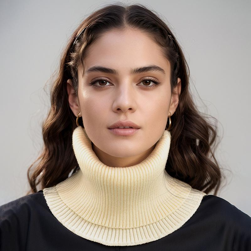Winter Ring Scarf For Women Warmer Thick Knit Scarf Double Layered False Collar Heighten Removable Solid Color Cover Neck 33x20cm
Winter Ring Scarf For Women Warmer Thick Knit Scarf Double Layered False Collar Heighten Removable Solid Color Cover Neck 33x20cm