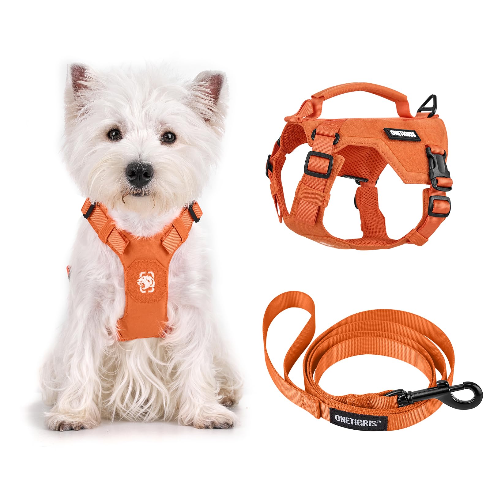 OneTigris Dog Harness for Gentle on the 500D High Tear Strength and Bite Name Tag Military Style UTX Quick Release Easy Attachment and Corrosion
OneTigris Dog Harness for Gentle on the 500D High Tear Strength and Bite Name Tag Military Style UTX Quick Release Easy Attachment and Corrosion