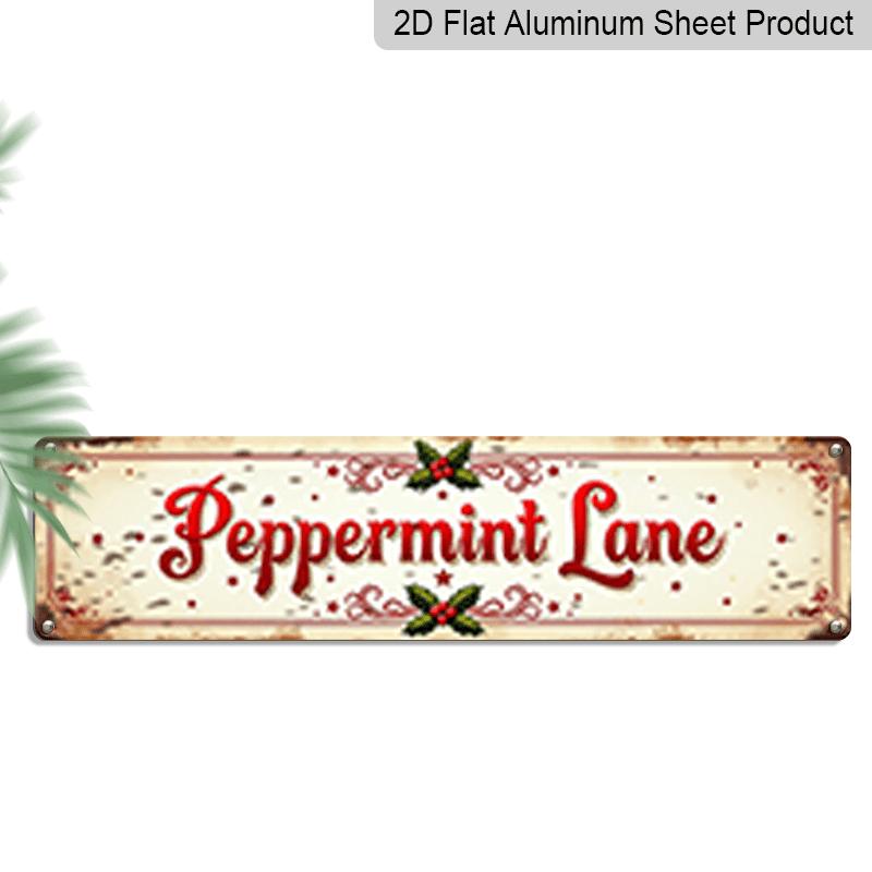 Vintage Peppermint Lane Sign - Wall-Mountable Retro Christmas Aluminum Decorative Sign Suitable for Home, Garden, Party Decor - Aluminum Holiday 40cm x 10cm
Vintage Peppermint Lane Sign - Wall-Mountable Retro Christmas Aluminum Decorative Sign Suitable for Home, Garden, Party Decor - Aluminum Holiday 40cm x 10cm