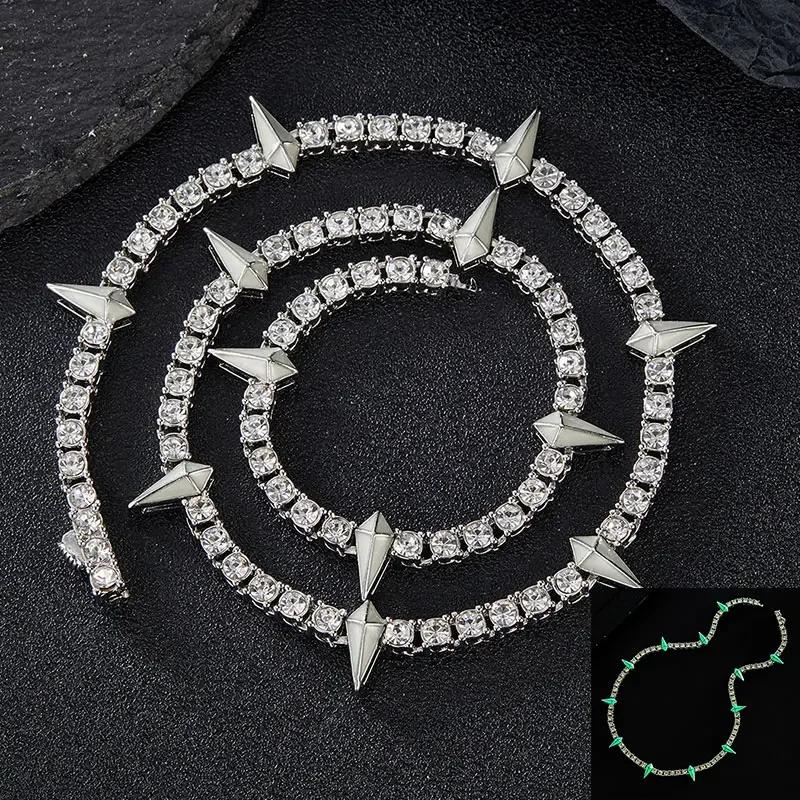 New Hip Pop 4mm Tennis Chain Dropwater Bling Iced Out Colorful Rhinestone Necklaces For Men Women Choker Jewelry Party Gift 18 16inch
New Hip Pop 4mm Tennis Chain Dropwater Bling Iced Out Colorful Rhinestone Necklaces For Men Women Choker Jewelry Party Gift 18 16inch