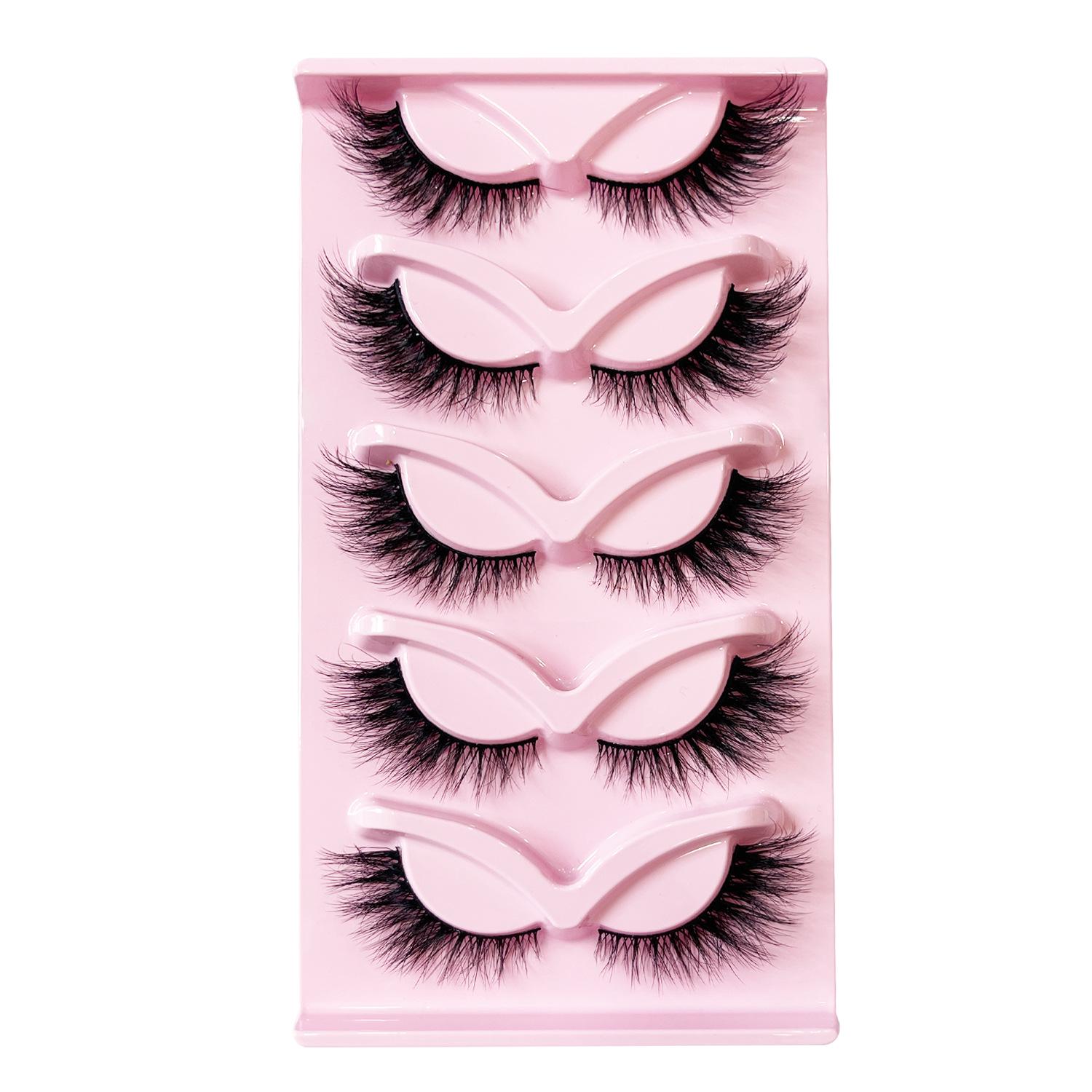 Набор из 5 пар 3D накладных ресниц «кошачий глаз» - Густые, закрученные, с удлиненным внешним уголком для лисьего взгляда
Набор из 5 пар 3D накладных ресниц «кошачий глаз» - Густые, закрученные, с удлиненным внешним уголком для лисьего взгляда