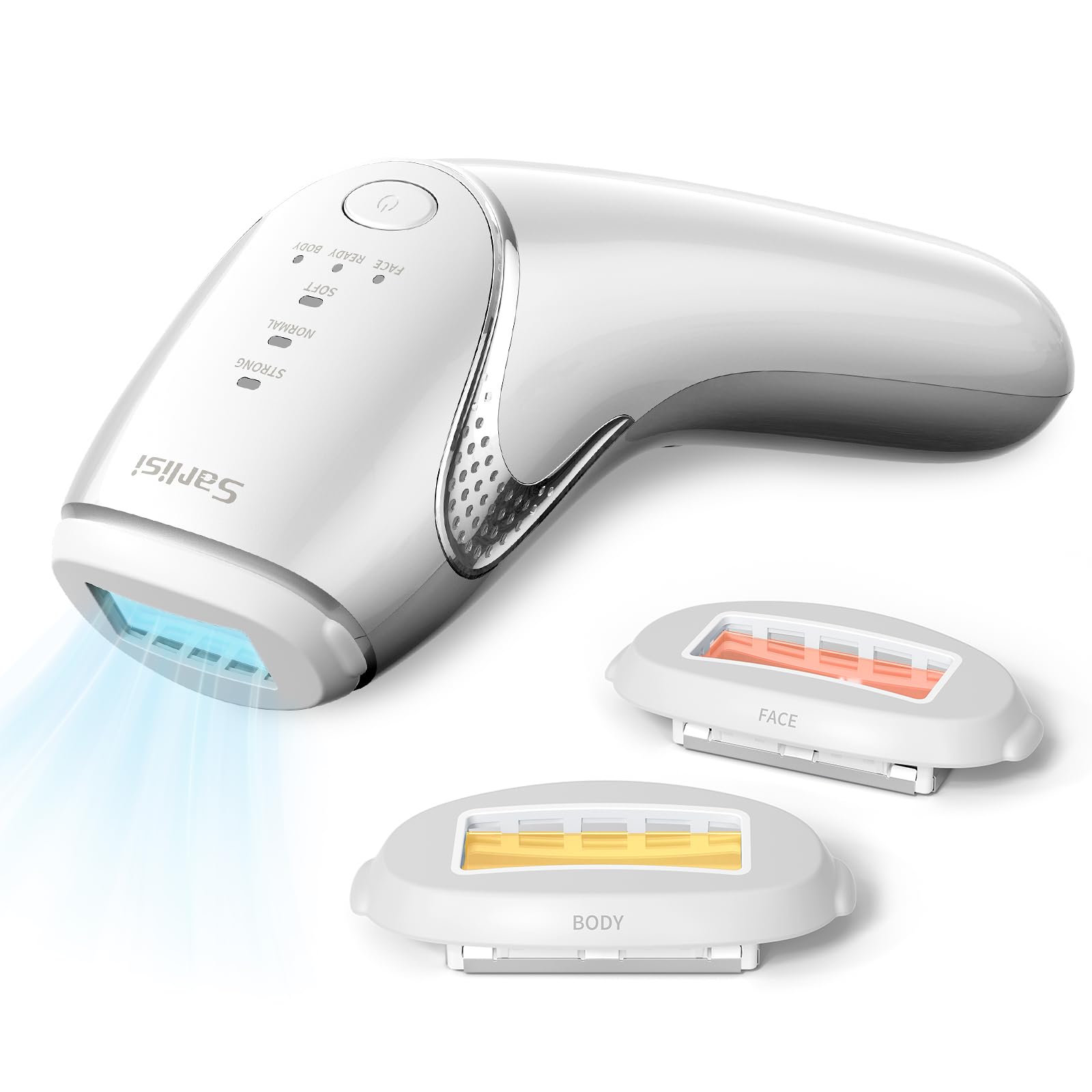 Sarlisi Hair Removal Full Body Hair Removal Air Soft Cooling Hair Removal in Seconds Instantaneous IPL Light Hair Removal Device for Home 3 Levels сірий колір
Sarlisi Hair Removal Full Body Hair Removal Air Soft Cooling Hair Removal in Seconds Instantaneous IPL Light Hair Removal Device for Home 3 Levels сірий колір