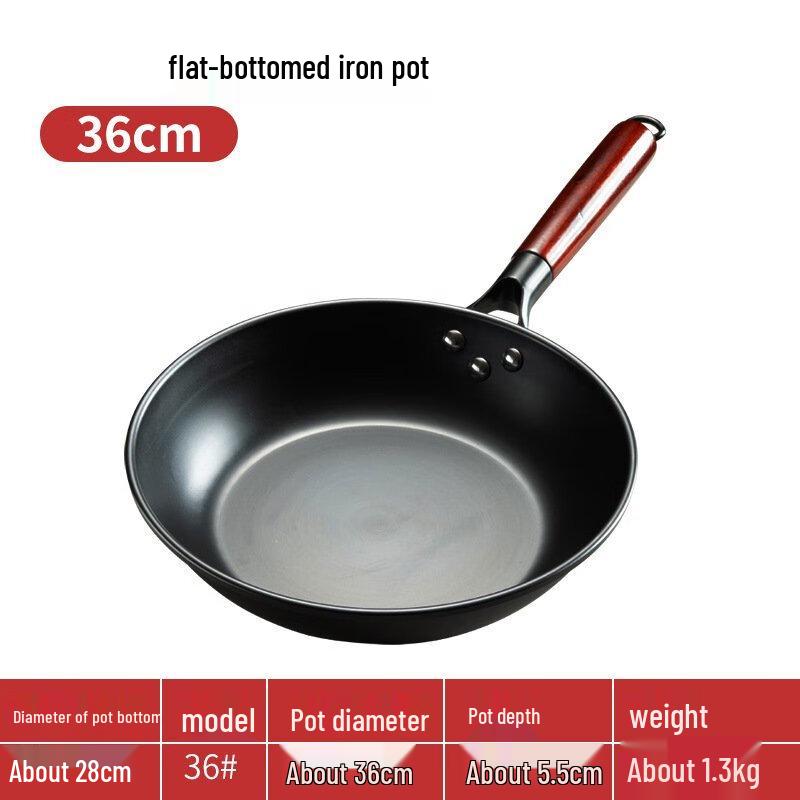 Wrought Iron Flat Frying Pan
Wrought Iron Flat Frying Pan