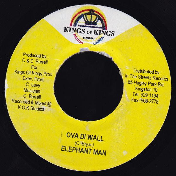 7inch Record ELEPHANT MAN / PROBLEM & EINSTEIN - Ova Di Wall / Naa Run NONE Kings of Kings 2004 Jamaica Reggae, Ska & Dub Used
7inch Record ELEPHANT MAN / PROBLEM & EINSTEIN - Ova Di Wall / Naa Run NONE Kings of Kings 2004 Jamaica Reggae, Ska & Dub Used