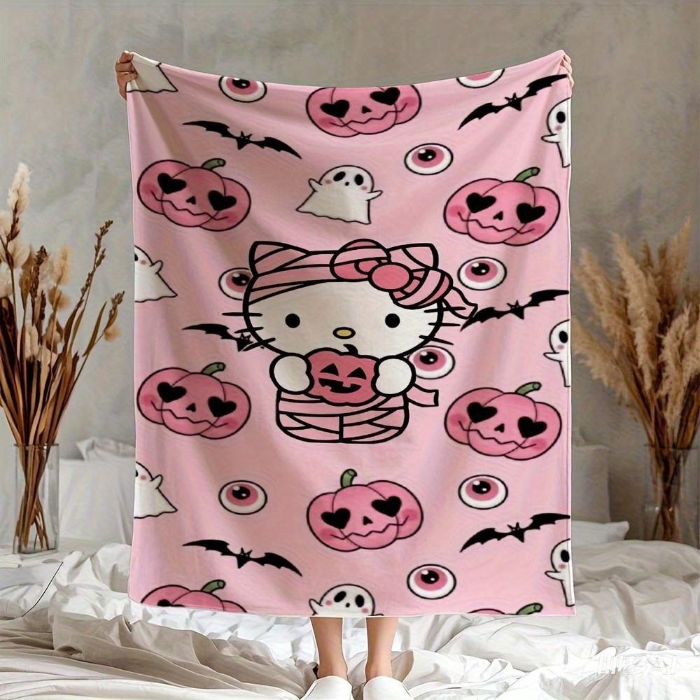 1pc Sanrio Hello Kitty Pink Pumpkin Ghost Flannel Throw Blanket 2D Flat Print Lightweight Cozy All Season Use for Bedroom Living 75cmx90cm
1pc Sanrio Hello Kitty Pink Pumpkin Ghost Flannel Throw Blanket 2D Flat Print Lightweight Cozy All Season Use for Bedroom Living 75cmx90cm