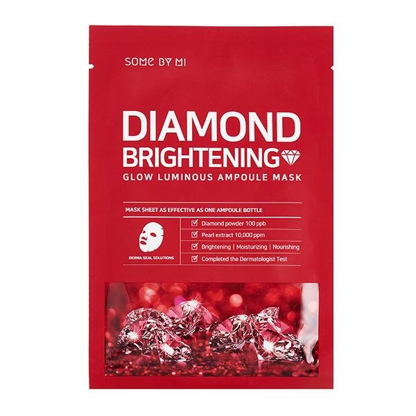 SOME BY MI DIAMOND BRIGHTENING GLOW LUMINOUS AMPOULE M Ампульная тканевая маска для лица с алмазной
SOME BY MI DIAMOND BRIGHTENING GLOW LUMINOUS AMPOULE M Ампульная тканевая маска для лица с алмазной
