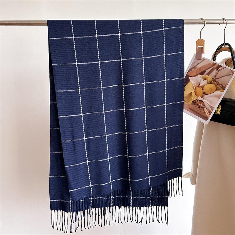Fashion Plaid Cashmere Warm Scarf Design Luxury Pashmina Winter Shawl Wraps Bufanda With Tassel Poncho Blanket
Fashion Plaid Cashmere Warm Scarf Design Luxury Pashmina Winter Shawl Wraps Bufanda With Tassel Poncho Blanket