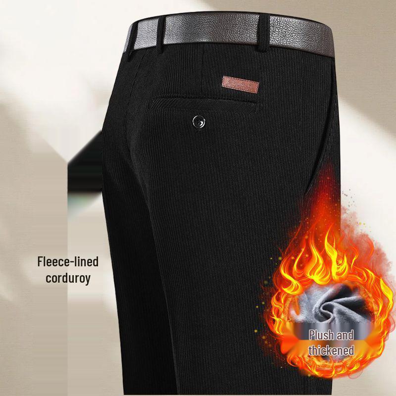 Men s Thickened Velvet Corduroy Pants - High Waist, Straight Leg, Loose Fit for Middle-Aged & Elderly. 34
Men s Thickened Velvet Corduroy Pants - High Waist, Straight Leg, Loose Fit for Middle-Aged & Elderly. 34