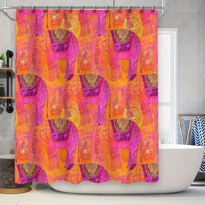 Bathroom Shower Curtain Floral Pattern Waterproof Fabric Decor Vintage Farmhouse Coastal Home W60H190(CM)-1 Pcs
Bathroom Shower Curtain Floral Pattern Waterproof Fabric Decor Vintage Farmhouse Coastal Home W60H190(CM)-1 Pcs