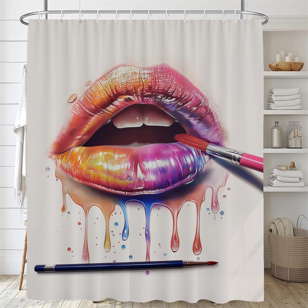 Love Shower Curtain Bathroom Curtain Girl Romantic Heart-Shaped Pattern Waterproof Polyester Cloth Home Decor Curtain With Hooks W60H190(CM)-1 Pcs
Love Shower Curtain Bathroom Curtain Girl Romantic Heart-Shaped Pattern Waterproof Polyester Cloth Home Decor Curtain With Hooks W60H190(CM)-1 Pcs