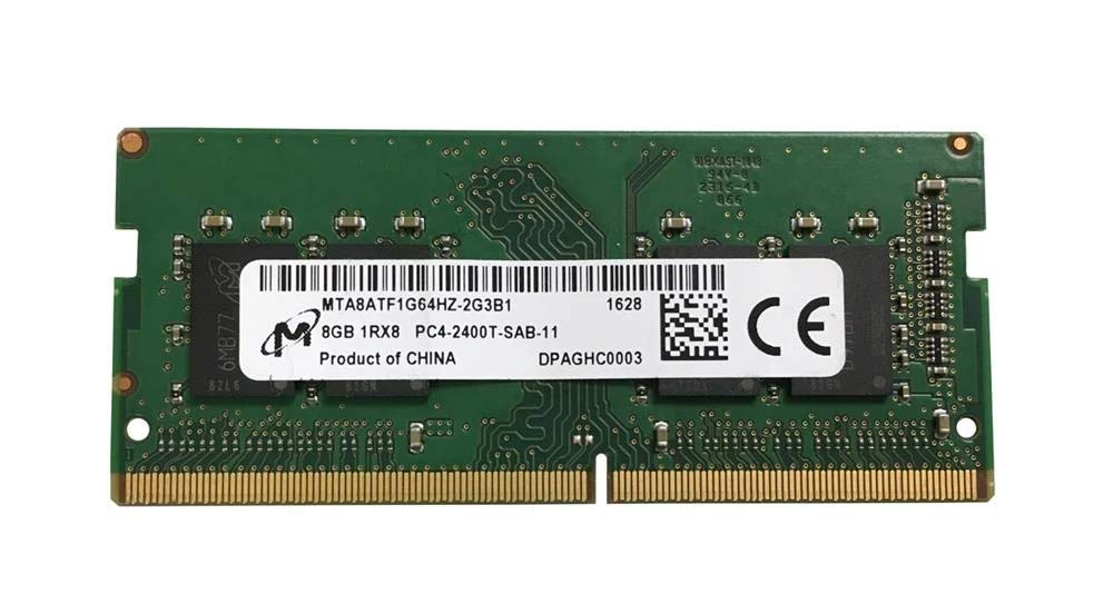Micron 4GB DDR4 2400MHz 260 Pin SoDimm Memory Module Mfr PC4-19200 P/N MTA4ATF51264HZ-2G3B1
Micron 4GB DDR4 2400MHz 260 Pin SoDimm Memory Module Mfr PC4-19200 P/N MTA4ATF51264HZ-2G3B1