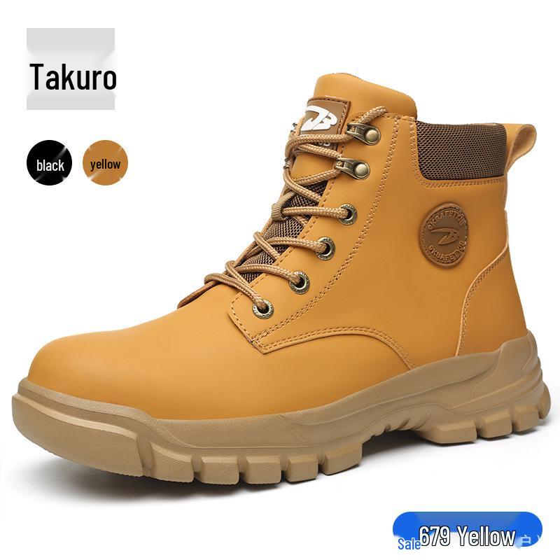 Lightweight, comfortable safety shoes featuring anti-smash, anti-puncture, anti-slip, and wear-resistant features with optional fleece lining. 38
Lightweight, comfortable safety shoes featuring anti-smash, anti-puncture, anti-slip, and wear-resistant features with optional fleece lining. 38