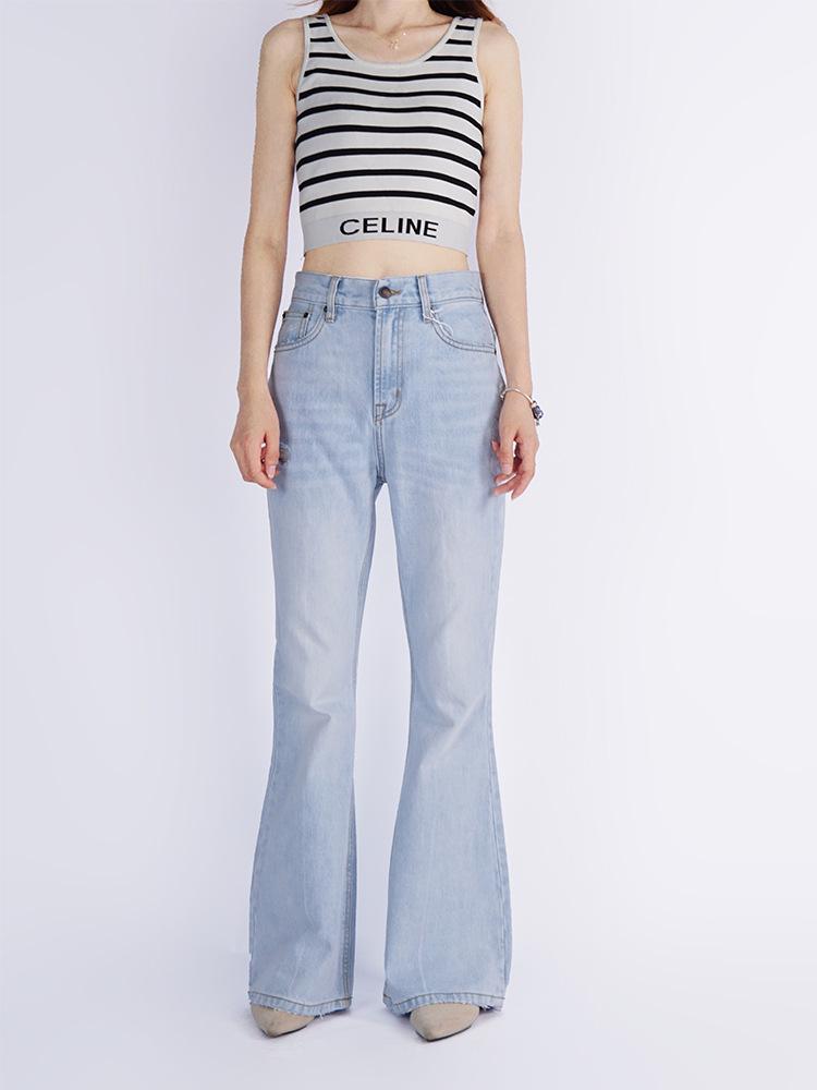 2022 Spring/Summer Women s Light Blue High-Waisted Flare Denim Pants 25 светло-синий
2022 Spring/Summer Women s Light Blue High-Waisted Flare Denim Pants 25 светло-синий