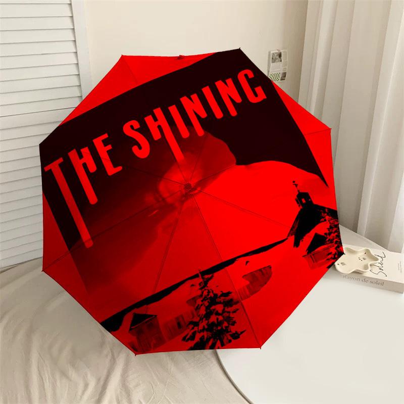 1pc THE SHINING Automatic Open/Close Umbrella Compact Folding Umbrella with 8-Rib Shaft lightweight esign, for Women/Men1233A
1pc THE SHINING Automatic Open/Close Umbrella Compact Folding Umbrella with 8-Rib Shaft lightweight esign, for Women/Men1233A