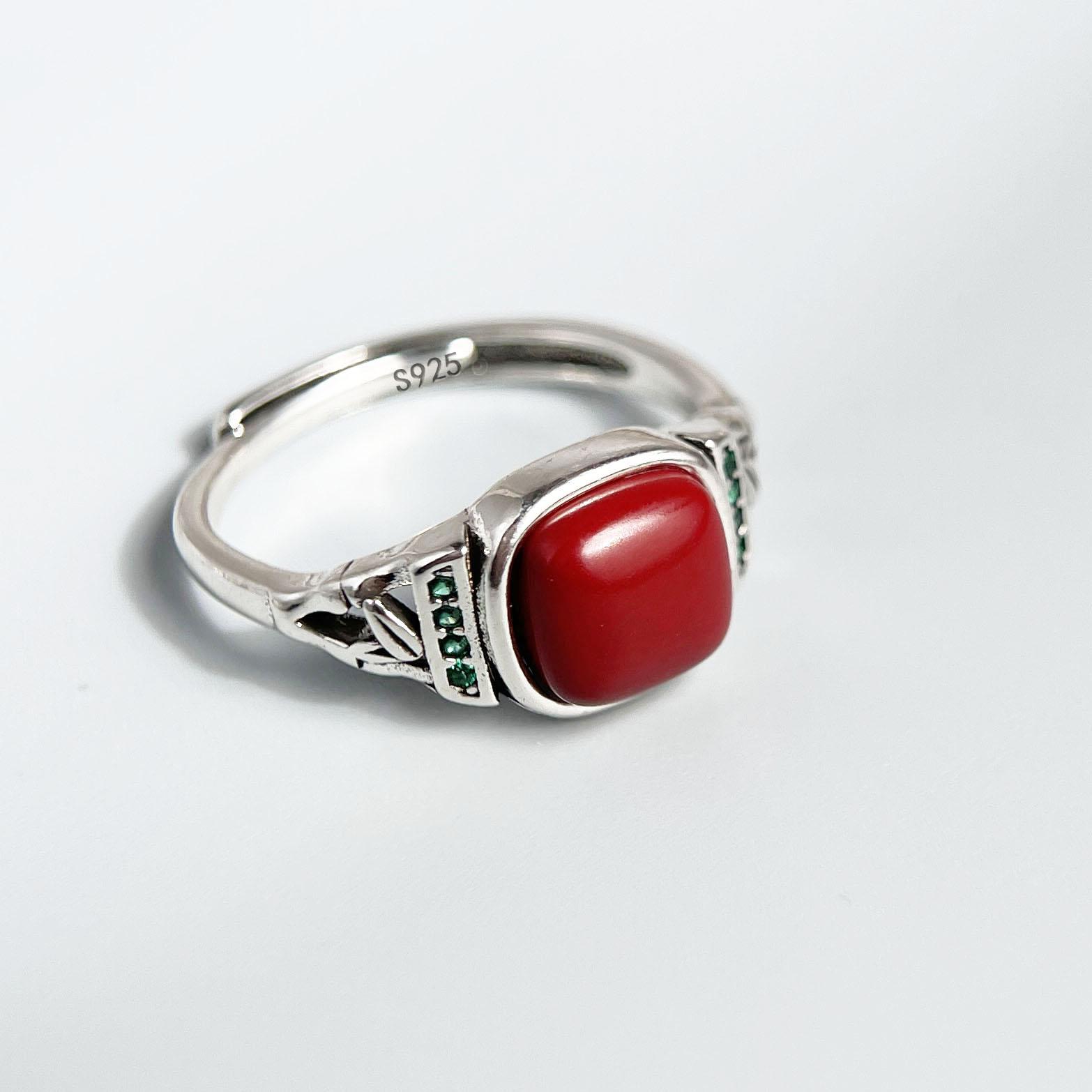 925 Sterling Silver Rings for Women Couple Minimalist Retro Red Stone Ring Fine CZ Jewelry Birthday Gift Prevent Allergy resizable
925 Sterling Silver Rings for Women Couple Minimalist Retro Red Stone Ring Fine CZ Jewelry Birthday Gift Prevent Allergy resizable