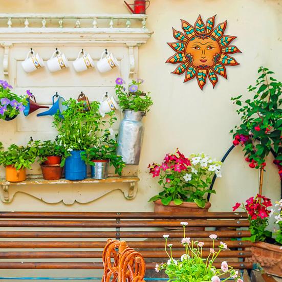 Yousheng Iron Sun Wall Decor Sun Flower Wall Art Decoration Sun Face Ornament for Home Garden Farmhouse Living Room Bedroom E
Yousheng Iron Sun Wall Decor Sun Flower Wall Art Decoration Sun Face Ornament for Home Garden Farmhouse Living Room Bedroom E