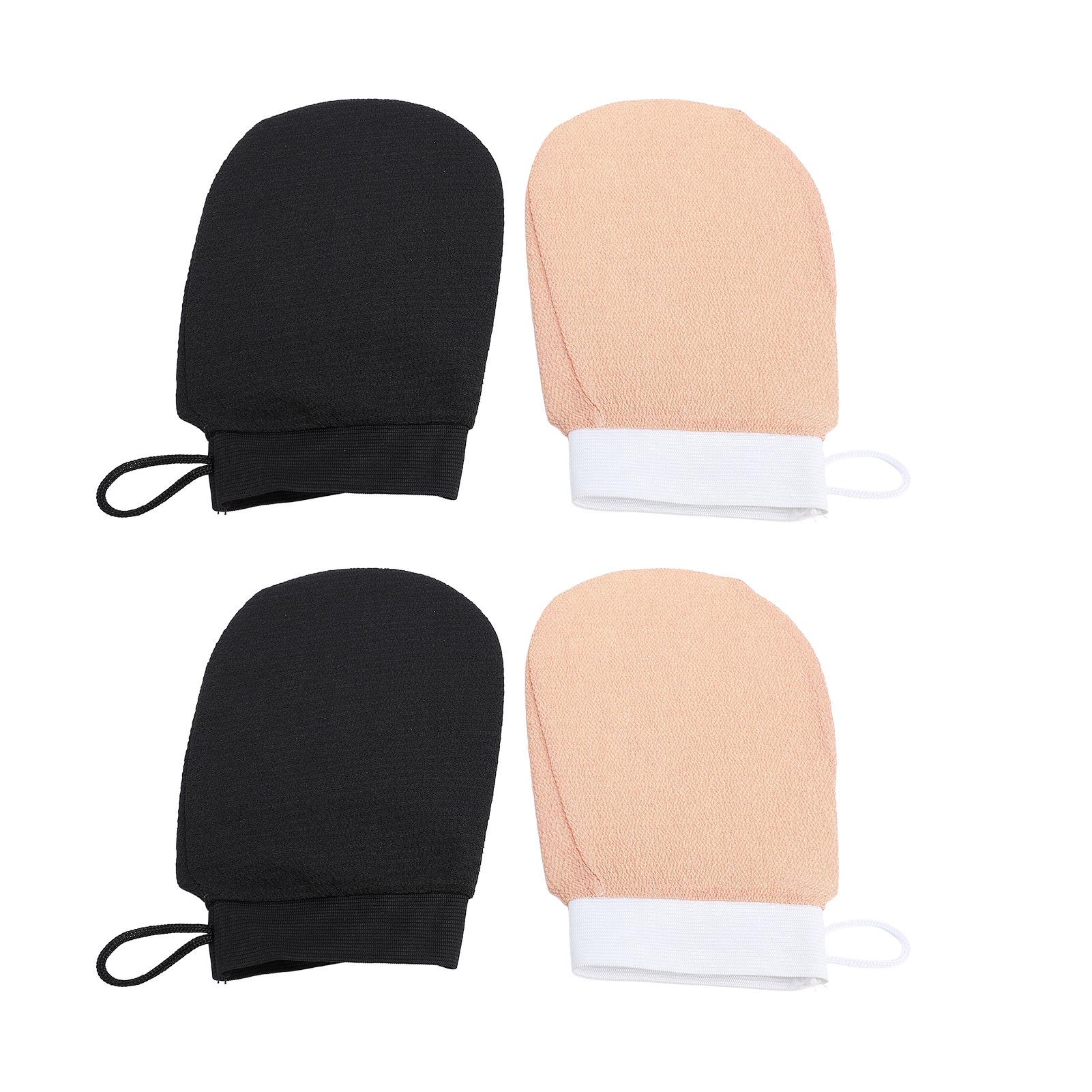4pcs Exfoliating Gloves Dead Skin Removing Shower Body Scrubber Gloves for Home Spa Black and
4pcs Exfoliating Gloves Dead Skin Removing Shower Body Scrubber Gloves for Home Spa Black and