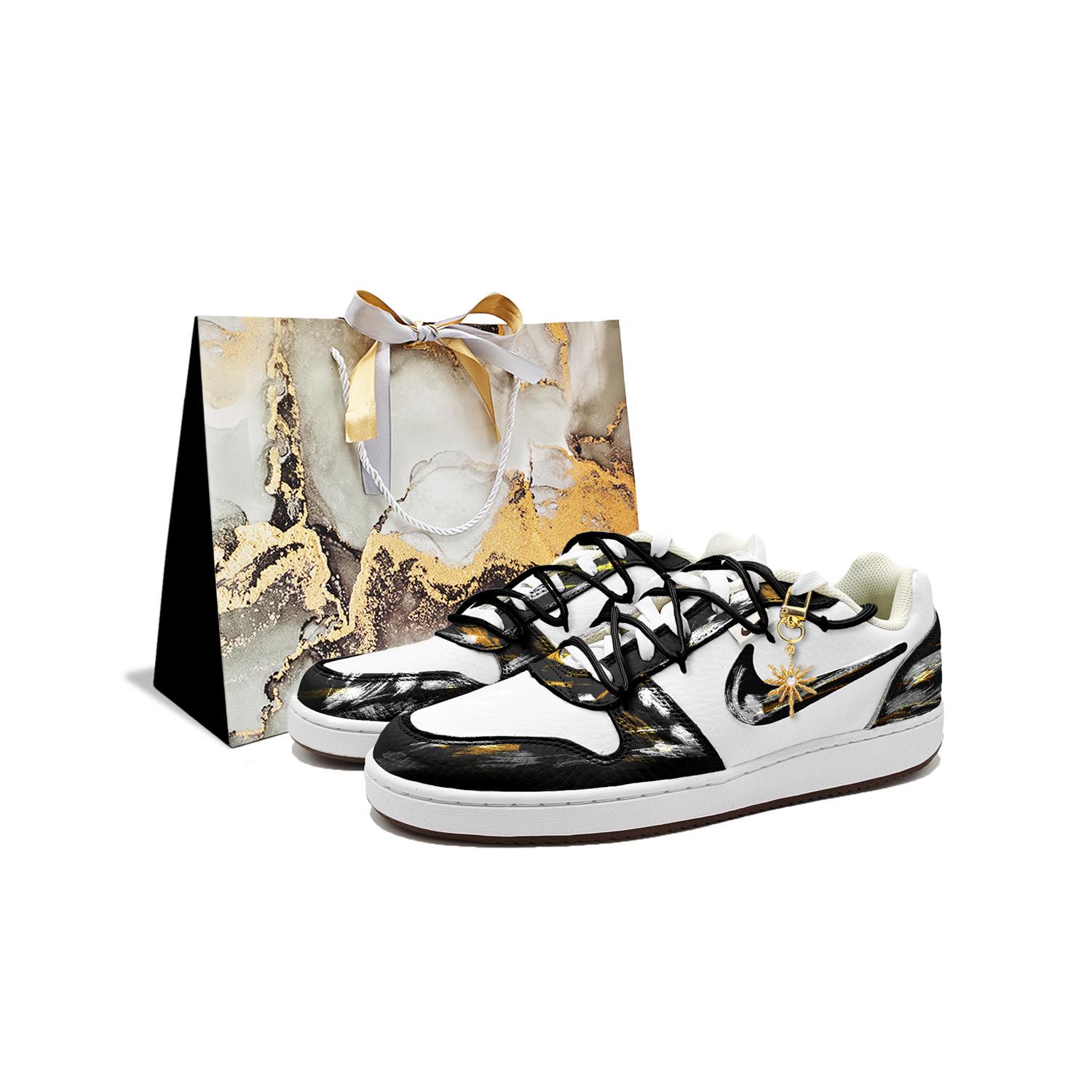 Nike EBERNON Sunlit Mountains Abrasion Resistant Slip Resistant Low top Skateboard Shoes Men s Black Gold IM3370-121(Team1432-S-BOX) 39
Nike EBERNON Sunlit Mountains Abrasion Resistant Slip Resistant Low top Skateboard Shoes Men s Black Gold IM3370-121(Team1432-S-BOX) 39
