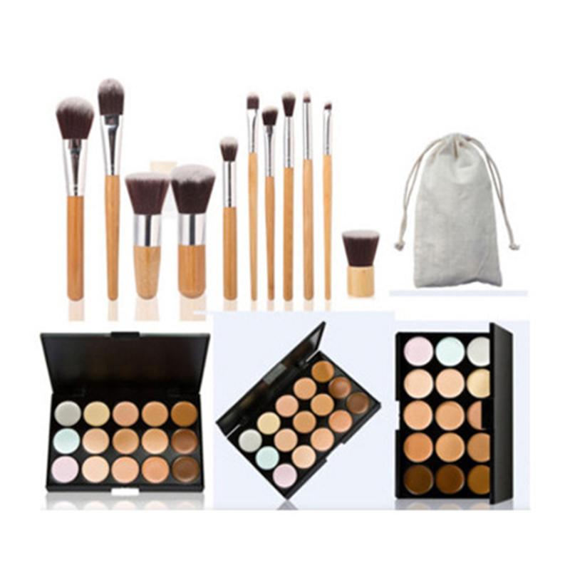 11Pcs Natural Bamboo Handle Makeup Brushes Foundation Blending Cosmetic Tool Set Type A
11Pcs Natural Bamboo Handle Makeup Brushes Foundation Blending Cosmetic Tool Set Type A