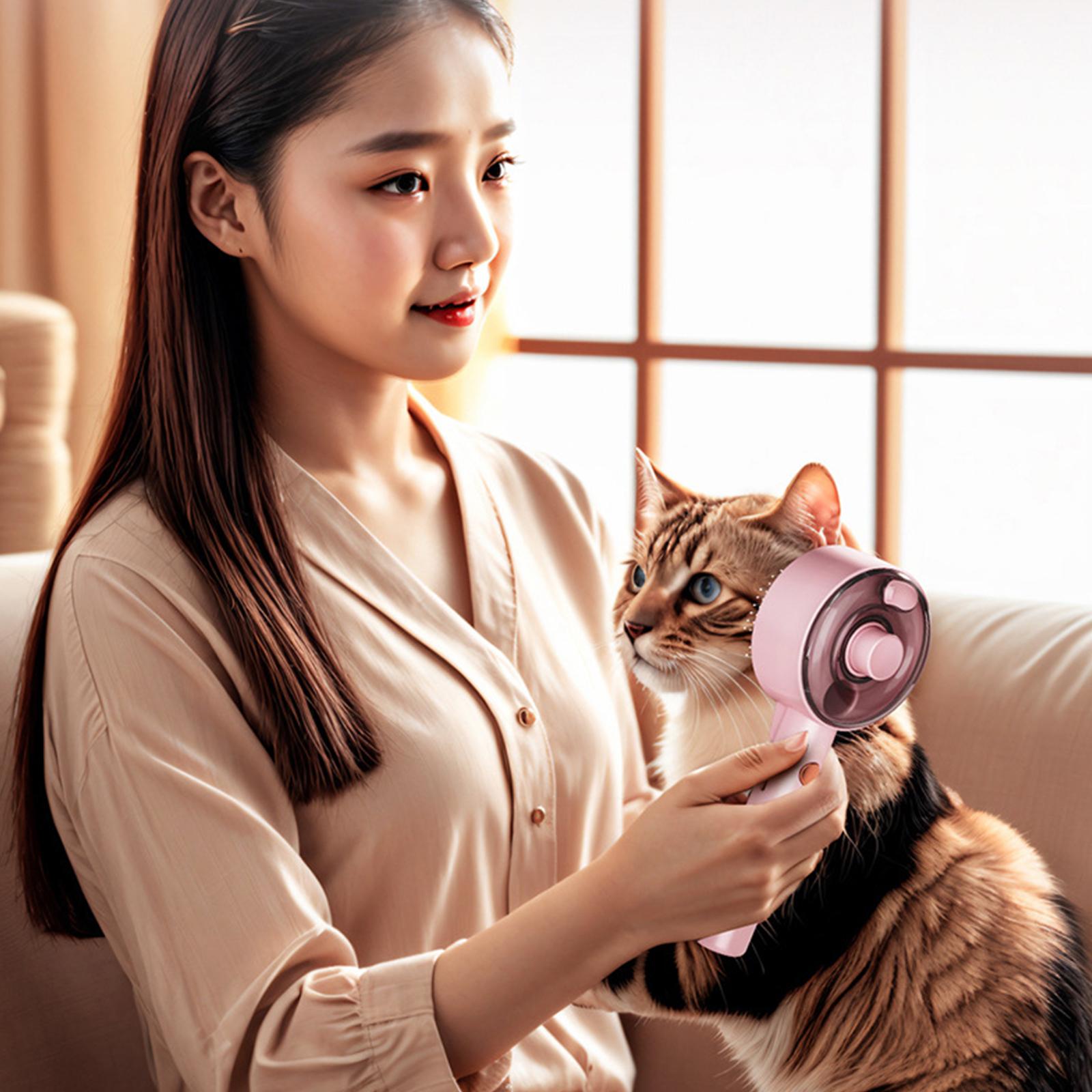 Удаление волос одним щелчком, расческа для зоомагазина, самоочищающаяся, укладка кошек, щетка для груминга собак Spray Hair Comb + UV Sterilization белый
Удаление волос одним щелчком, расческа для зоомагазина, самоочищающаяся, укладка кошек, щетка для груминга собак Spray Hair Comb + UV Sterilization белый