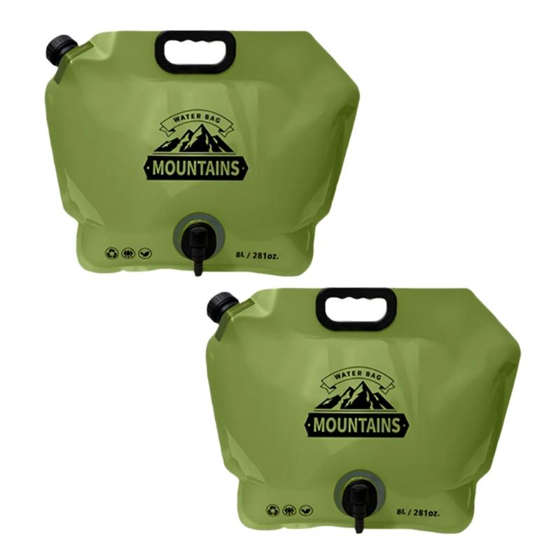 8L Portable Camping Water Bag Outdoor Leakproof Water Bucket Folding Drinking Water Container Bag with Faucet зелений
8L Portable Camping Water Bag Outdoor Leakproof Water Bucket Folding Drinking Water Container Bag with Faucet зелений