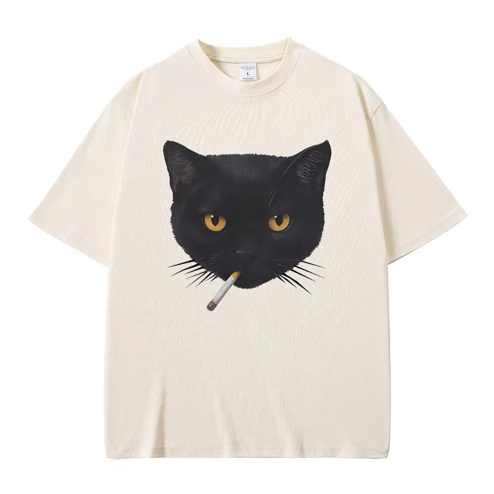 Smoking Black Cat Funny Meme Graphic Tshirts Men Women Clothing Fashion Oversized Tshirt Male Casual Cotton T Shirt Streetwear S
Smoking Black Cat Funny Meme Graphic Tshirts Men Women Clothing Fashion Oversized Tshirt Male Casual Cotton T Shirt Streetwear S